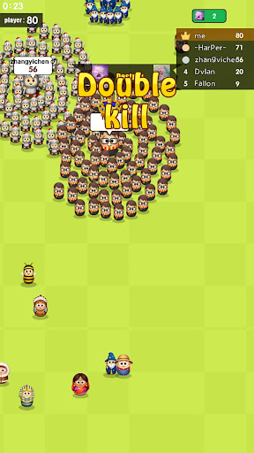 Crowd Merge Chaos Arena groups facing each other